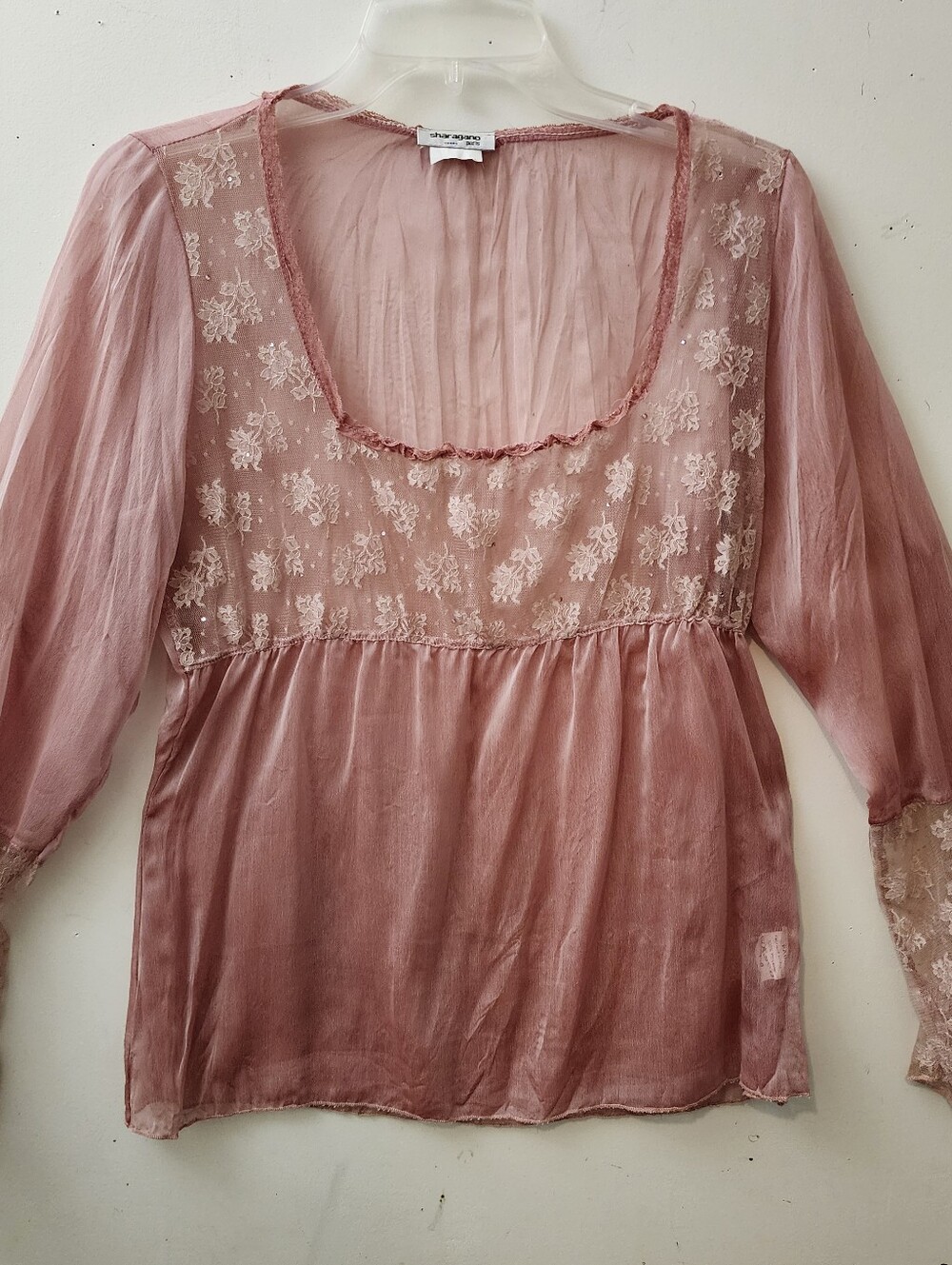 Shararagano Paris Ladies M Top Babydoll Fairy Festival Boho Whimsical Coquette
